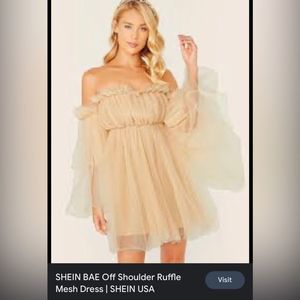 Shein Off the Shoulder Dress